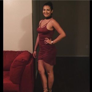 Maroon dress